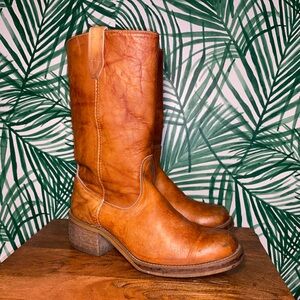 Vintage Acme Dingo Brown Leather Campus Boots Men’s 10 D USA
